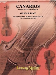 Canarios Orchestra sheet music cover Thumbnail